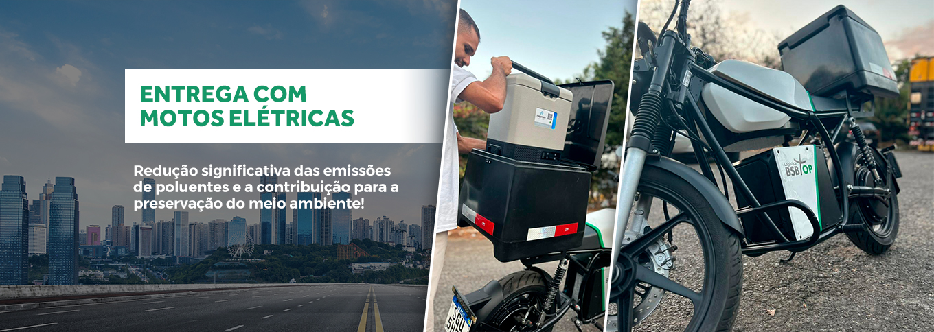 BSB Logística - Entrega com Motos elétricas